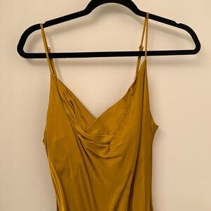 Never worn mustard midi dress from Zara